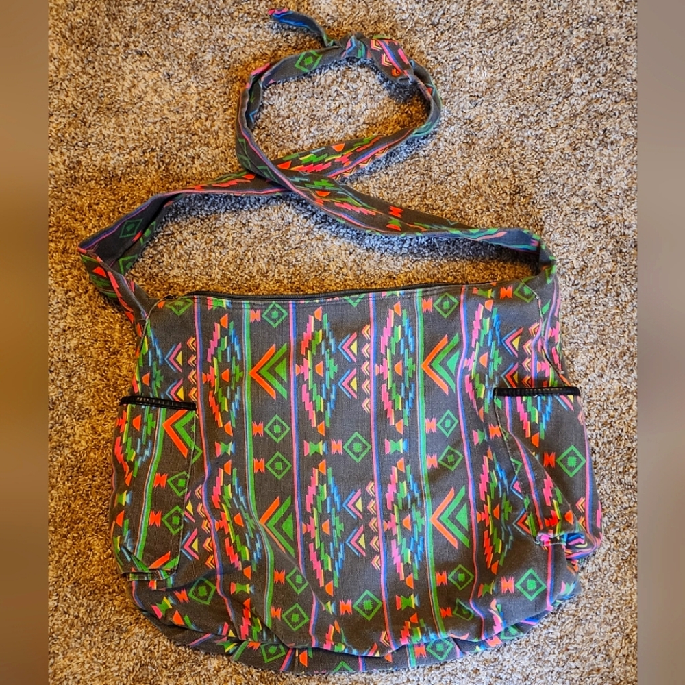 Colorful Geometric Boho Bag